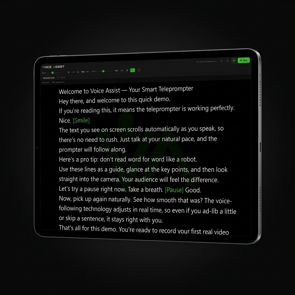 Voice Assist interface.